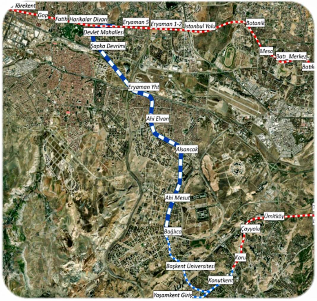 Ankara'da metro ağına dev yatırım: Başkentte ulaşım kökten değişecek! İşte yeni metro hatlarının güzergahı ve istasyonları 1